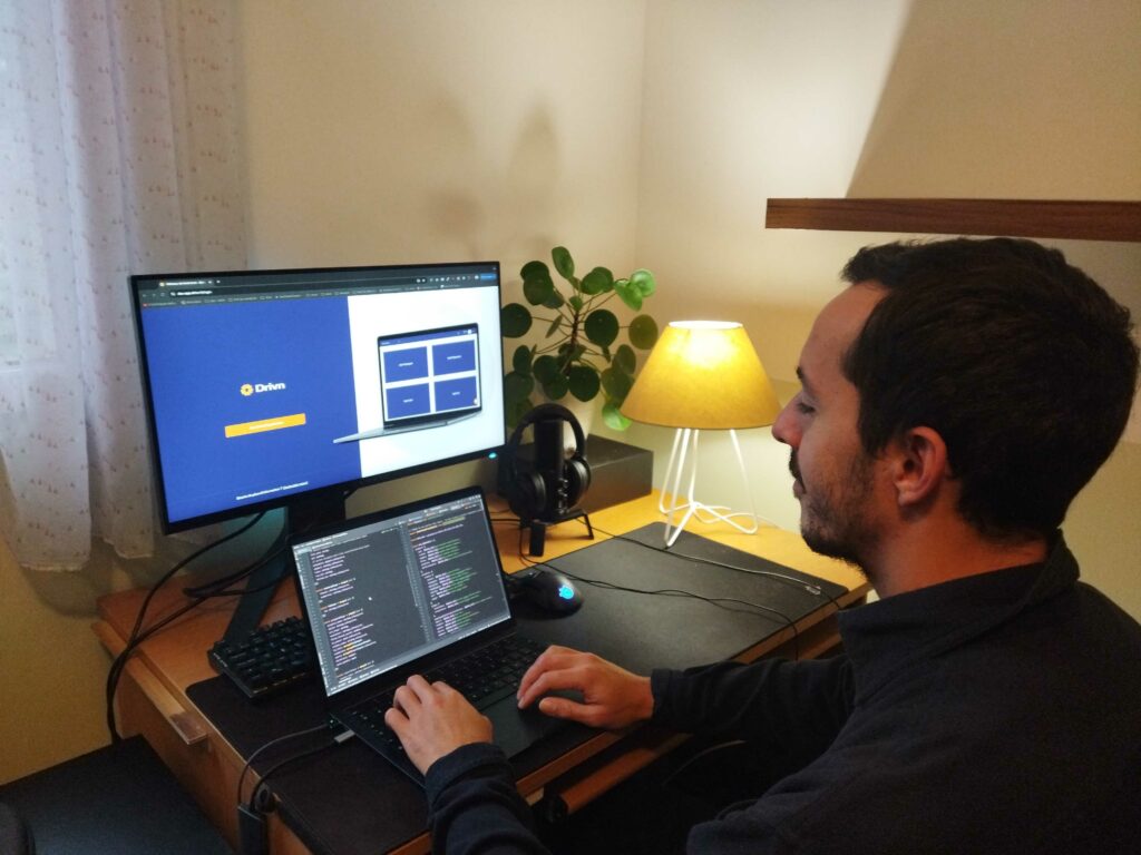 Arnaud Lead développeur front end chez Drivn